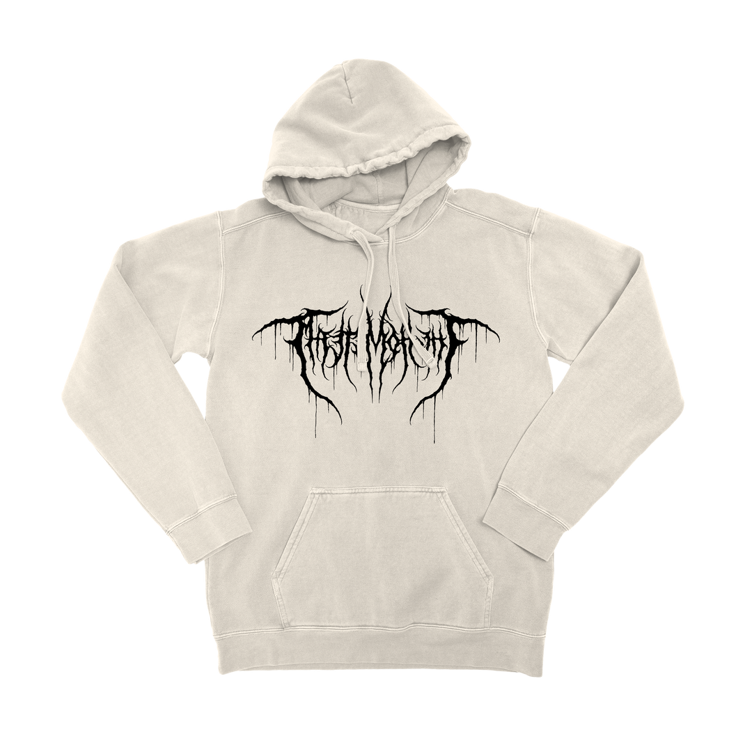 Reversed Black Metal Pullover Hoodie