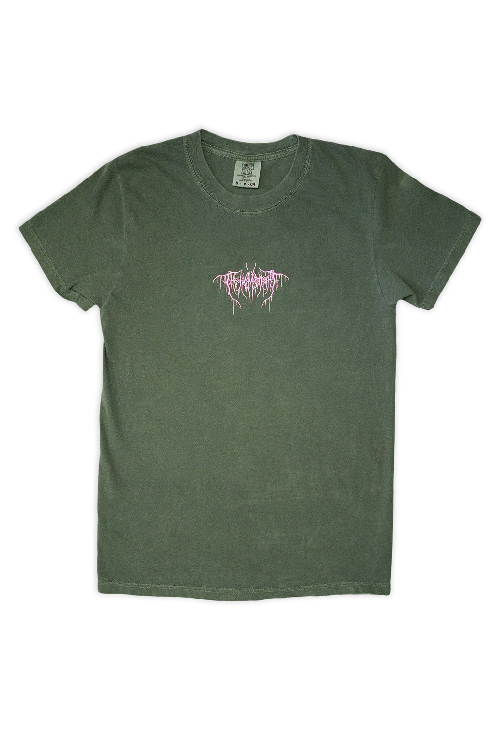 Green & Pink Black Metal Embroidery
